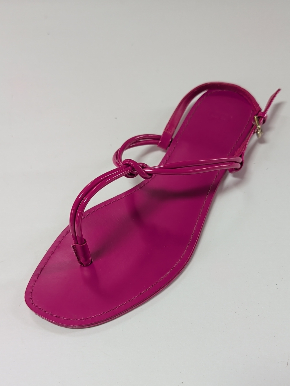 Parfois, Magenta/Fushia Flat Thong Sandals With Tubular Straps. Sz 40